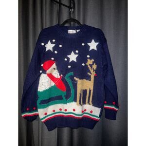 Ugly Christmas Sweater Xmas Size Small Vintage